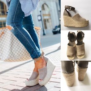 Marc Fisher Adalyne Espadrille wedges size 6